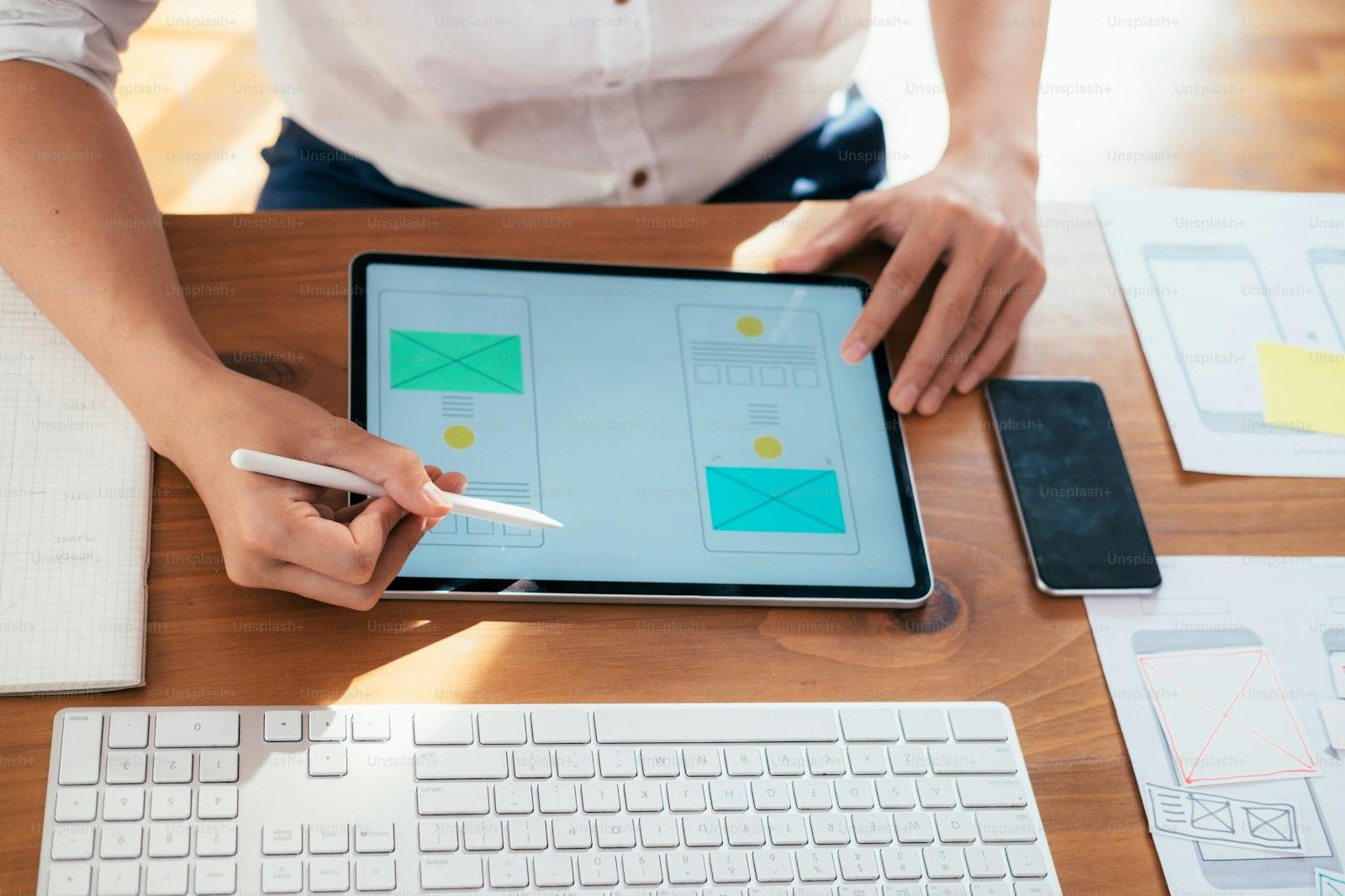 Travail de conception UX et UI pour moderniser un site existant